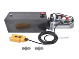DC12V Single Acting Hydraulic Pump w/ 10L / 10Quart / 2.5 Gal Tank 10QSAMHP 27692666