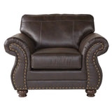 Leinster Faux Leather Upholstered Nailhead Chair T2574P196592