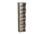 8-layer adjustable shelf ultra-thin bookshelf with a wavy border design, which is more aesthetically W487P339354