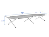 RHB-03A Portable Folding Camping Cot with Carrying Bag Army Green 68636471