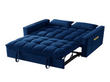4 in1 Loveseat Sofa Bed Armrests & Storage Pockets, Multi-Function Tufted Pull-out Sofa Bed W2186P166129