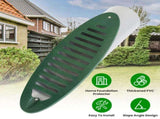 4Inch Green Angled Yard Drainage Pipe With Sloped Grate Yard Drain Emitter For Sump Pump Discharge 37903580