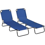 ZUN Folding Lounge Chairs / beach chair （Prohibited by WalMart） 86201332