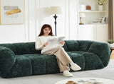 Chenille Pure Foam Sofa, Quilted Cloud Sofa, Deep-Seat Chenille Pure Foam Sofa, Comfortable W834P442223