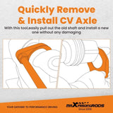 Inner CV Axle Removal Tool With Slide Hammer and CV Joint Puller Universal Set 87391372