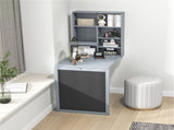 Gray wall mounted office desk 67652279