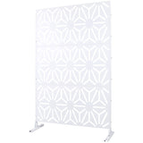 Outdoor & Indoor Privacy Metal Privacy 76" H48" W, Freestanding Decorative Privacy W465P193278