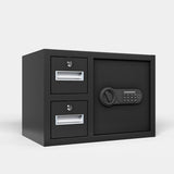 Steel Security Safe and Lock Box with Electronic Keypad - Secure Cash, Jewelry, ID Documents, W396P278366
