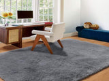 6ft x 9ft Rugs for Living Room,Grey Fluffy Carpet Large Fuzzy Plush Shag Comfy Soft, Non-Slip Indoor 14921504