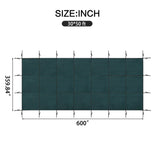 Swimming Pool Safety Cover, Fits 30x50ft Rectangular underground and Inground Swimming Pools, Triple W3459P325986