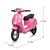 24V 250W Powerful Electric Scooter W/12" Air-Filled Tires,Hand Accelerator & Brake,Dual Rear W1578P297858