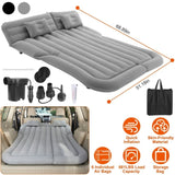 ZUN Air Mattress,SUV Air Mattress Thickened Camping Bed Cushion with Pillow Air Pump Storage Bag PVC 08813133