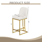 Dining Bar Chairs Set of 2 Modern style bar chairs with simple design, Creative Design comfortable W1727P240719