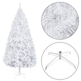 ZUN 8ft Flocking Tied Light 1349 Branches Christmas Tree 25259965