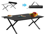 Folding Camping Table Portable Picnic Table, Lightweight Roll up Side Table Outdoor Camp Table for 54346815