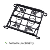 Folding Log Storage Rack, Log Holder Firewood Racks,Black 47640468