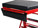Fit Ford Car repair ladder 400 LB, 45-66 inch height red iron tube, black cushion iron MT034026 24643559