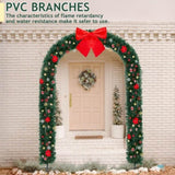 Christmas Artificial Tree Archway Decoration, Realistic PVC Holiday Tree Arch Frame for Outdoor 77879169