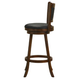 Chestnut and Black Swivel Stool B062P153505