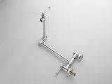 Wall mounted Filler Faucet, Modern Brass Filler Two-Attachment Wall Mount Folding Kitchen 66221013