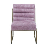 Wisteria Accent Chair with Metal with Sled Base B062P209156