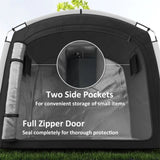 Black Bike Storage Shed Tent for 3-4 Bicycles 60961106