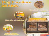 Multi-function Furniture Style Dog Crates Storage, Dog Crate Furniture Large Wooden Dog Kennel W840P291740