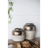 13x13x11" Round Sienna Brown Ceramic Accent Vase W2078P310229