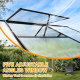 6x10 Hybrid Polycarbonate Greenhouse black 21321105