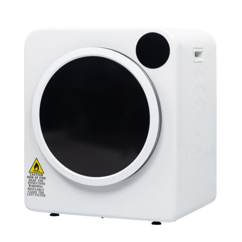 ZUN Electric Compact Laundry Clothes Dryer, 13.2Ibs 6kg Tumble Dryer with Stainless Steel Tub, Easy 04901522