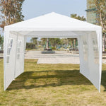 ZUN 3 x 6m Four Sides Waterproof Tent with Spiral Tubes White 68326696