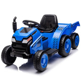 ZUN 12V Kids Ride On Electric Tractor Black Knight,Kids Ride On Toy.2WD,Non-skid tires, steering wheel, 38466080