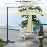 ZUN Outdoor beach umbrella/Sun Umbrella （Prohibited by WalMart） 45244496