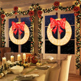 48" Pre-Lit Christmas Wreath - 200 LED Lights , IP44 86519120