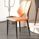 Dining Chairs Set of 2, Modern Design Home Chairs, PU Leather Metal Dining Chairs for Kitchen Dining W2700P236070