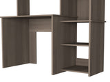 Aramis Desk, Five Shelves, Two Superior Shelves, Smokey Oak B097132896