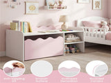 Kids Toy Storage Organizer with Movable Drawer & Anti-Tipping Kit for Playroom Nursery - Pink 70922205