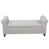 HAYES ARMED STORAGE BENCH 57735.00LGR
