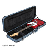 ZUN Electric Guitar Square PU Hard Case with Protective Sleeve Fits ST TL 170 Style 06861728