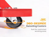 Hydraulic Transmission Service/Floor Jack Lift 1/2 Ton Capacity, Low Profile Roll-Under 13793118