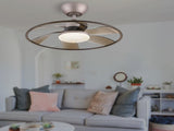 Light Pro 22 in. LED Indoor Coffee Smart Ceiling Fan with Remote Control Unable ship on weekends, 28490540
