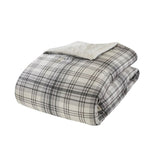 King/Cal King Faux Wool to Faux Fur Down Alternative Comforter Set B035129374