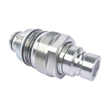 ZUN Male Flat Face Coupler for Bobcat 763 773 T180 T450 325 TL360 5600 Kubota SVL75 6679837 84390117 96047959