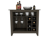 Bar Cabinet, One Open Drawer, One Open Shelf, Carbon Espresso B097133097
