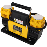 12V Dual Cylinder Heavy Duty Air Compressor,Tire with Pressure Gauge, Max 150 PSI,Tire 26483826