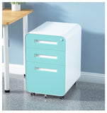 3 Drawer Mobile File Cabinet Under Desk Office,Simple Style Versatile Storage Cabinet for W1247P189967