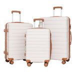 ZUN luggage sets 3 piece,carry-on luggage with wheels,check in luggage,28/24/20 inch luggage,tsa W2880P208383