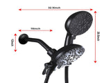 High Pressure 3-Way Rainfall Combo, Luxurious Rain Showerhead and Hand Held Shower Separately or 94289567
