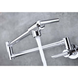 Wall Mount Folding Kitchen Pot Filler Faucet W2287142943