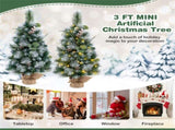 3 FT Pre-Lit Artificial Mini Christmas Tree 03351747